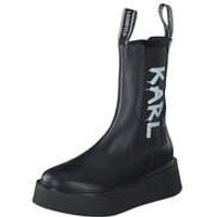 Karl Lagerfeld Zephyr Midi Gore Boot Damen schwarz|schwarz|schwarz von Karl Lagerfeld