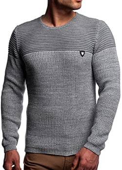 Carisma Herren - Strickpullover 7288 Streetwear Menswear Autumn/Winter Knit Knitwear Sweater CRSM CARISMA Fashion- Gr. 3XL, Grey von Karl´s People