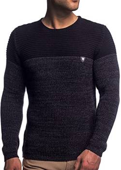 Carisma Herren - Strickpullover 7288 Streetwear Menswear Autumn/Winter Knit Knitwear Sweater CRSM CARISMA Fashion- Gr. M, Black von Karl´s People