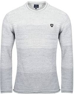 Carisma Herren - Strickpullover 7398 Streetwear Menswear Autumn/Winter Knit Knitwear Sweater CRSM CARISMA Fashion, Größe L, Farbe Grey von Karl´s People