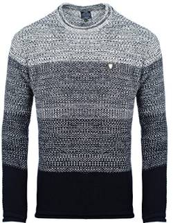 Carisma Herren - Strickpullover 7398 Streetwear Menswear Autumn/Winter Knit Knitwear Sweater CRSM CARISMA Fashion, Größe L, Farbe Navy von Karl´s People