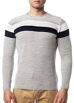 Karl's People Herren Feinstrickpullover K-128 Grey L von Karl´s People