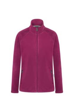 Karlowsky PASSION Damen Workwear Fleecejacke WARM-UP Langarm Stehkragen Raglan-Schnitt Polyester OEKO-TEX pflegeleicht Fuchsia Größe L von Karlowsky