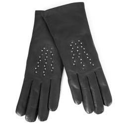 Lederhandschuhe 'Gloria' schwarz Gr. 7,5 von Karma Gloves