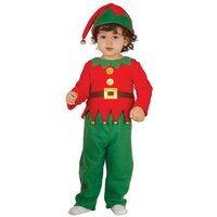 Karneval-Klamotten Kostüm Weihnachtselfen Baby Kleinkinder Weihnachten, Weihnachtskostüm Kinder Elf Weihnachtshelfer Weihnachtselfen von Karneval-Klamotten