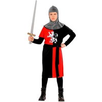 Karneval-Klamotten Ritter-Kostüm Kreuzritter Kinder rot schwarz, Mittelalter Kinderkostüm für Karneval von Karneval-Klamotten