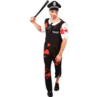 Karneval-Klamotten Zombie-Kostüm Horror Herrenkostüm Polizist Halloween, Männer Kostüm Halloween Karneval von Karneval-Klamotten