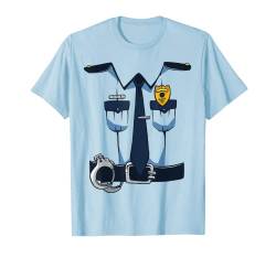 Polizist Verkleidung Karneval Fasching als Polizei Kostüm T-Shirt von Karneval und Fasching Kostüm Kinder Frauen Herren