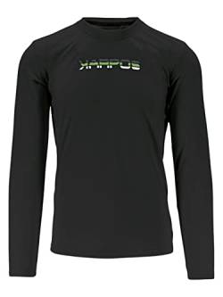 Karpos Herren Loma Longsleeve, Black-Jasmine Green, L von Karpos