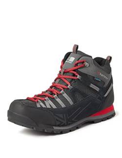 Karrimor Herren Spike Mid 3 Weathertite Trekking-& Wanderhalbschuhe, Schwarz (Black Red) von Karrimor