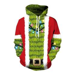 Hässliche Weihnachtspullover Herren Lustig 3XL 4XL 5XL 6XL Christmas Sweater Ugly Große Größen Weihnachtspullover+Herren Funny Witzige Weihnachten Pullover Xmas Weihnachts Pullis Hässlicher Hoodie von Kashyke