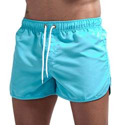 Kashyke Running Shorts Herren Kurz Gym Sportshorts Schnelltrocknend Swim Shorts Retro Badeshorts Boardshorts Surfshorts Neon Orange Gelb Grün Sommer Cool Sporthose Kurze Hosen für Männer von Kashyke