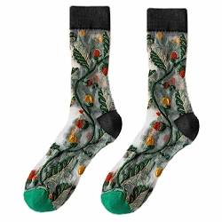 Sommersocken für Damen - 3D-gesticktes Blumenmuster, lässige Kleidersocke,Lässige Kleidersocke für Damen, Sommer-Söckchen mit Blumenmuster, Damen-Vintage-Blumensocken, für Frauen und von Kasmole