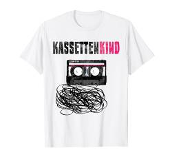 80er 90er Jahre Mottoparty Oldschool Bandsalat Kassetten T-Shirt von Kassettenkind
