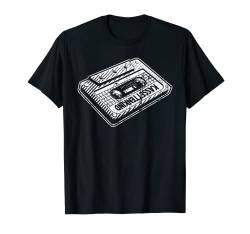 90er 80er Jahre Mottoparty Oldschool Kassette Nostalgie T-Shirt von Kassettenkind