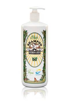 100% natürliches Chia Haar Shampoo - Bio, vegan & ideal für die tägliche Haarwäsche - Haarpflege Produkte für mehr Kraft, Glanz und Volumen - 1000ml von Kastenbein & Bosch von Kastenbein & Bosch