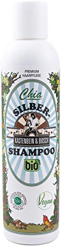 KASTENBEIN & BOSCH: Chia Silbershampoo - Bio-Haarpflege in Naturkosmetik-Qualität für blondes, blondiertes und graues Haar (200ml) von Kastenbein & Bosch