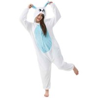 Katara Partyanzug Bauernhof-Tiere Jumpsuit Onesie Kostüm für Erwachsene S-XL, Fasching, Katze, Hase, Hühnchen, Karotte, Kuh, Pferd, Ziege, Schweinchen, Küken von Katara