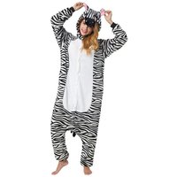 Katara Partyanzug Zoo Wilde Tiere Jumpsuit Kostüm Erwachsene S-XL, (145-155cm) von Katara