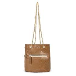 Kate Lee Damen Beige Ledertasche M Kacy se von Kate Lee