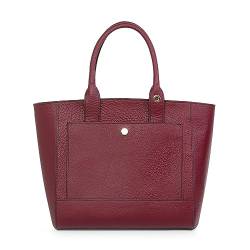 Kate Lee Damen Bordeaux Einkaufstasche Marjane von Kate Lee