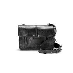 Kate Lee Damen Ellery Umhängetasche, Schwarz/silberfarben Schultertasche von Kate Lee