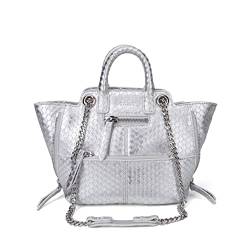 Kate Lee Damen Silber Mini-Umhängetasche Velya von Kate Lee