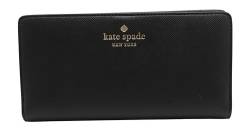 Kate Spade Dana Saffiano PVC Large Slim Bifold Wallet Black, Schwarz, Geldbörse von Kate Spade New York