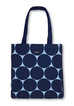 Kate Spade New York Canvas Tote Bag for Women, Cute Tote Bag for Teacher, Canvas Beach Bag, Book Tote with Pocket, Joy Dot, Large von Kate Spade New York