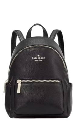 Kate Spade New York Damen Leila Pebbled Leder Mini Dome Rucksack Tasche, Schwarz von Kate Spade New York