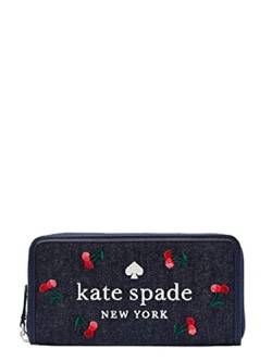 Kate Spade New York Large Continental Wallet Zip Around (ella large cherry continental) von Kate Spade New York