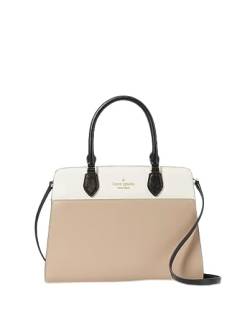 Kate Spade New York Madison Medium Satchel Saffiano Leder Handtasche, Getoastete Haselnuss von Kate Spade New York