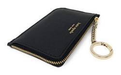 Kate Spade New York Medium L-Zip Card Holder Keychain Black von Kate Spade New York
