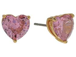Kate Spade New York My Love Heart Studs Earrings Pink One Size von Kate Spade New York
