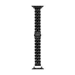 Kate Spade New York Women's Stainless Steel Apple Watch Band Strap 38mm 40mm Color: Black (Model: KSS0066) von Kate Spade New York