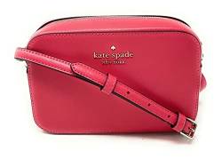 Kate Spade Staci Mini Kameratasche Leder Crossbody Dark Watermelon, Dunkle Wassermelone von Kate Spade New York