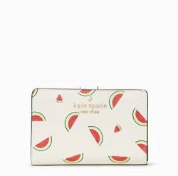 Kate Spade Staci Watermelon Party Medium Compact Bifold Wallet von Kate Spade New York