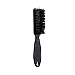 Retro Borsten Haarbürste für Männer, Galvanik gebrochene Haarbürste, Styling Bartbürste mit dünnem oder dickem Haar, Bartreinigungswerkzeug Schwarz von Katolang