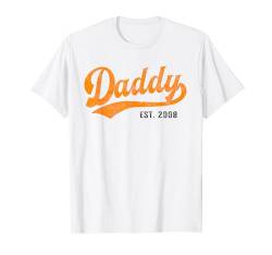 Bester Papa der Welt - kein Scherz - Papa seit 2008 T-Shirt von Kattos - Bester Papa seit 2008 Vatertagsgeschenk