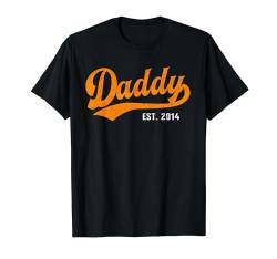 Bester Papa der Welt - Vatertag Papa seit 2014 T-Shirt von Kattos - Bester Papa seit 2014 Vatertagsgeschenk