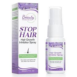 Hair Inhibitor Spray, Haarstopp-Wachstumsreparaturserum Dauerhafter Haarentfernung am Körper, nicht reizendes Haarwuchsinhibitor für Gesicht/Arm/Beine, 20ML von Katutude