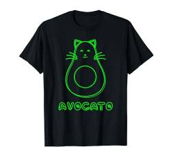 Eine lustige Avocato Katze Avocado Katzen T-Shirt von Katzen Cats Designs24