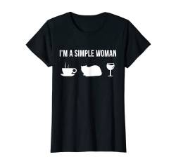 Damen Lustig Türkisch Van Katze Süßes Haustier Simple Woman T-Shirt von Katzen Herrchen und Frauchen Geschenkideen