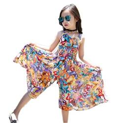 Kauftree Mädchen Kleid Overall Tops Strandkleid Bohemian Sommer Chiffon (120) von Kauftree