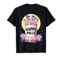 Pastell Goth Kawaii Nette Glückliche Pillen Baphomet T-Shirt von Kawaii Pastel Goth Heaven