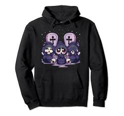 Three Wise Reaper Don't See Hear Speak Evil Pastellgoth Pullover Hoodie von Kawaii Pastel Goth Heaven