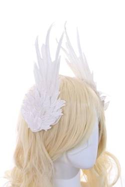 C-108-1 Weiß Engel Flügel Göttin Haarclips Gothik Lolita Party Feier Haarschmuck Kopfaccessoir von Kawaii-Story