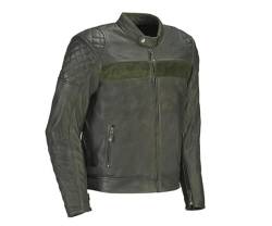 Kawasaki London Lederjacke olivegrün Größe XL von Kawasaki