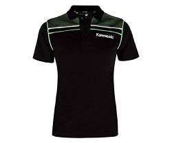 Kawasaki Sports Damen Poloshirt schwarz Größe M von Kawasaki