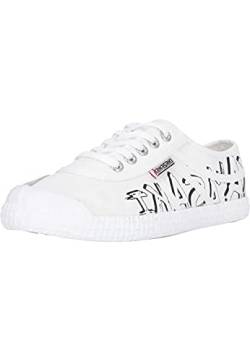 Kawasaki Unisex Canvas Sneakers Graffiti 1002 White 37 von Kawasaki